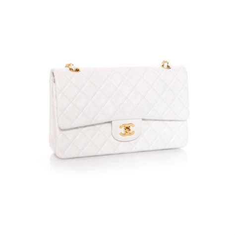 witte chanel tas